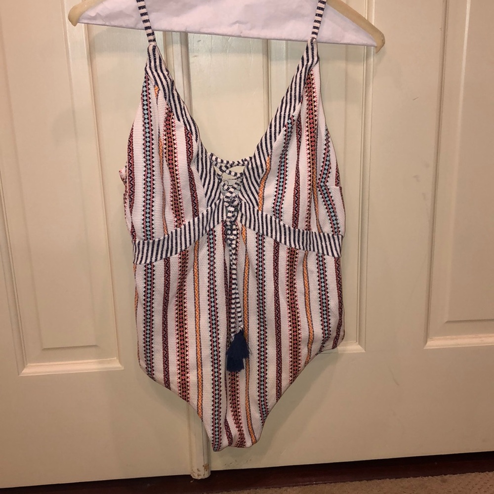 One piece bathing suit